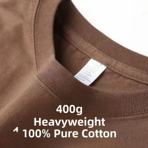 Heavyweight Pure Cotton Short Sleeve T-Shirt Tianqing Color Summer Loose Fit Unisex Basic Sle Comfortable Breathable Casual...