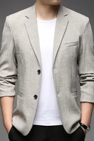 Man Solid Formal Wear Suits Coats New Spring Autumn Man Slim Business Casual Blazers Jackets Quality Male Blazers Men Clothing